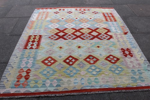 Kilim vintage traditionnel - kilim,