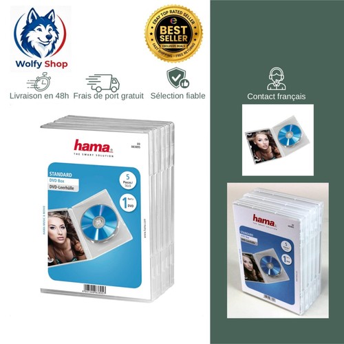 Hama boîtier dvd - dvd, standard