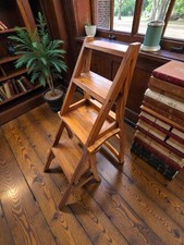 chaise de bibliotheque en bois