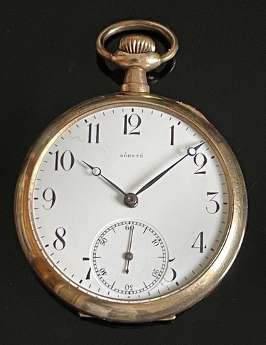 Antique movado surete pocket - antique,