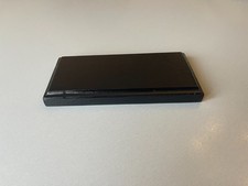 socle  en bois peint  en noir