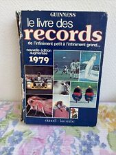 ancien livre des records edition 1979 Guinness collection