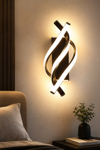 Applique murale led noire - applique,