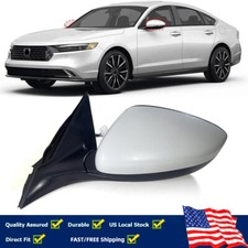 Left  Side Mirror For Honda Accord 2023-2025 White Manual Fold Driver Assembly