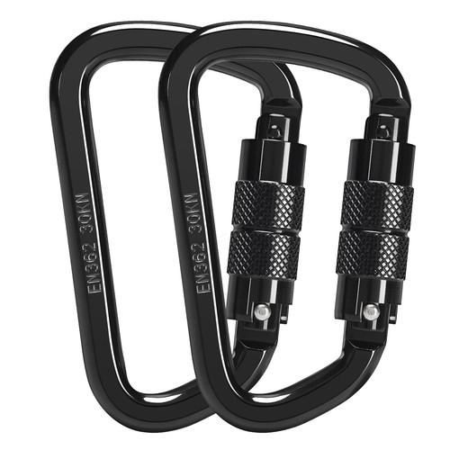 30kn auto locking carabiner - 30kn,