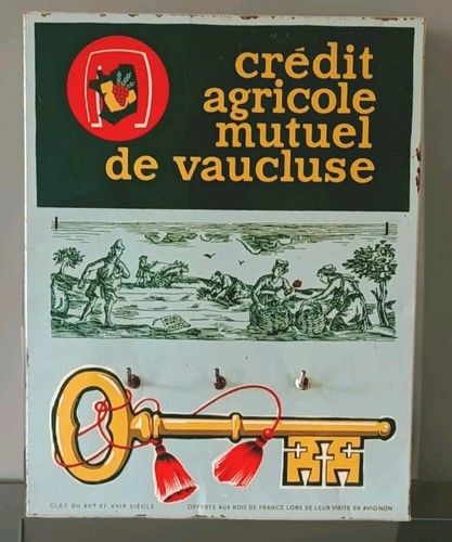 Ancienne plaque publicitaire
