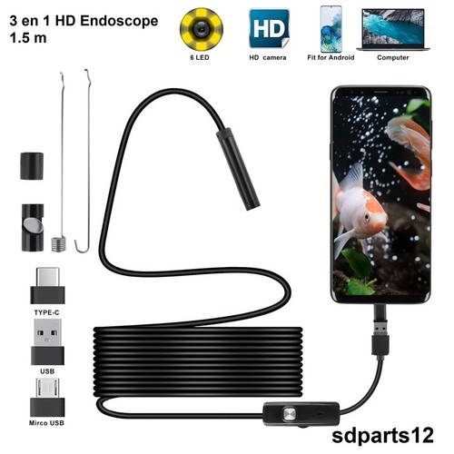 Caméra endoscopique led - caméra,