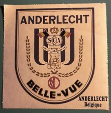 FOOTBALL COLLECTION ALBUM ONZE DES GRANDS CLUBS 1979 : ÉCUSSON NEUF D'ANDERLECHT