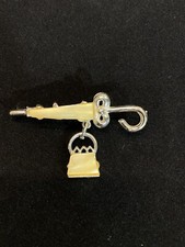 VINTAGE UMBRELLA PARASOL & HANDBAG BROOCH LAPEL PIN