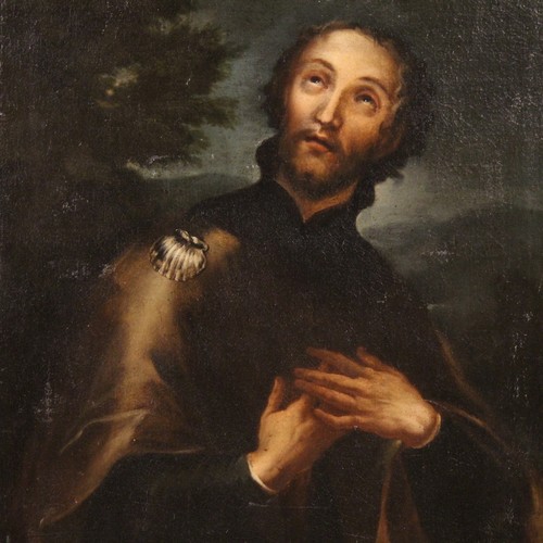 Saint roch ancien tableau - saint,