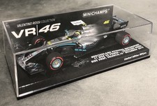 Minichamps F1 1:43 V Rossi Mercedes AMG W08 Ride Swap Valencia December 2019