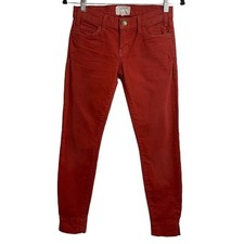 Current/Elliot The Slit Stiletto Paprika Sz 24 Jeans