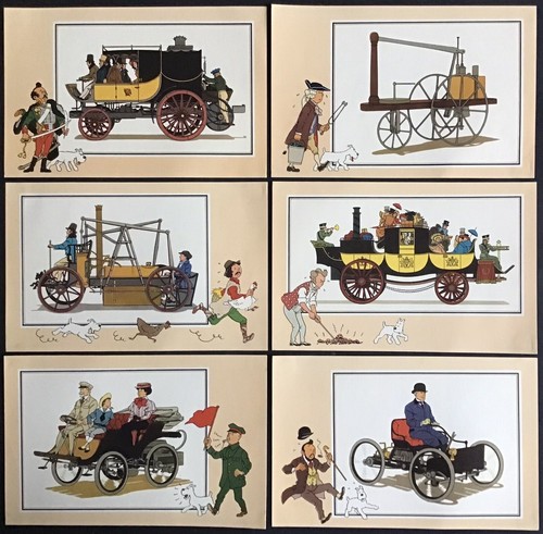 Tintin chromos voir savoir - tintin, et