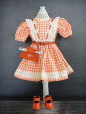 Antique Bleuette doll dress