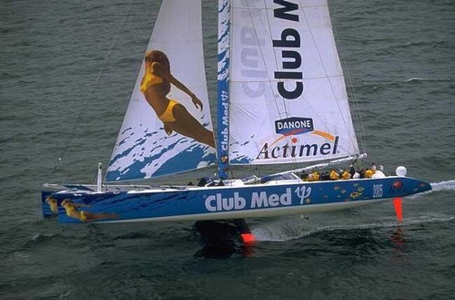 Géant dans course - un, la