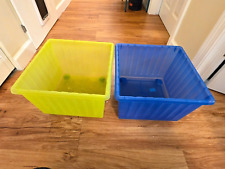 Ikea Vessla pair Made in USA discontinued color 15.25in 39cm cube storage