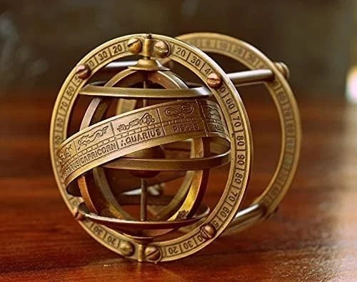 Ancien globe terrestre sphère