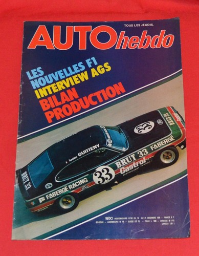 Auto hebdo 143 - hebdo,