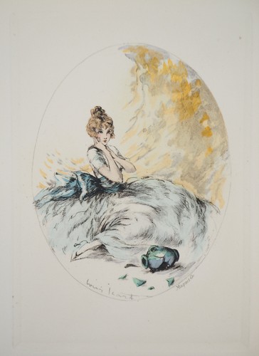 Louis icart jeune femme et - :,