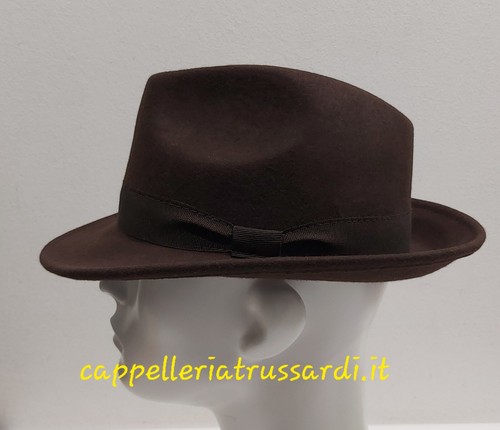 Chapeau fedora laine feutre - en,