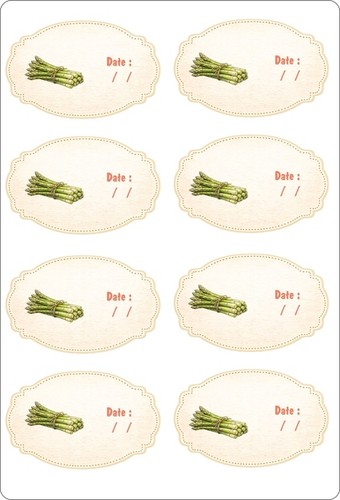 Lot etiquettes - de,