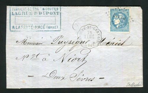 Rare lettre ferté - rare,