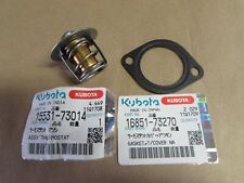 GENUINE KUBOTA THERMOSTAT & GASKET 15531-73014 16851-73270