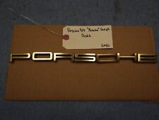 Genuine Porsche Script Letters in Gold for Porsche 911, 914