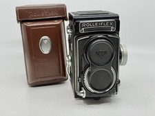 Beautiful Clean Working Rolleiflex T With Leather Case TLR