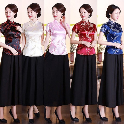 Chemisier satin style - chemisier,