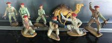 STARLUX SOLDIERS, antique toy, paratroopers, figurine collection
