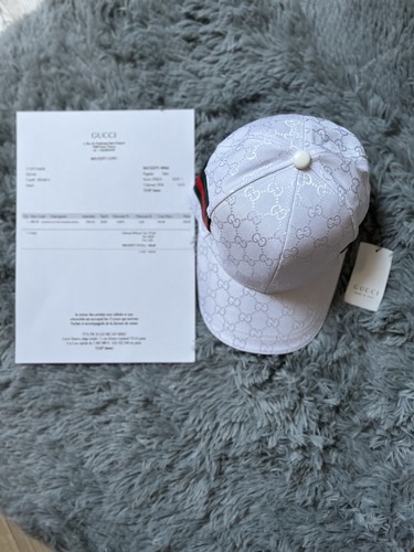 Casquette gucci blanc neuf - casquette,
