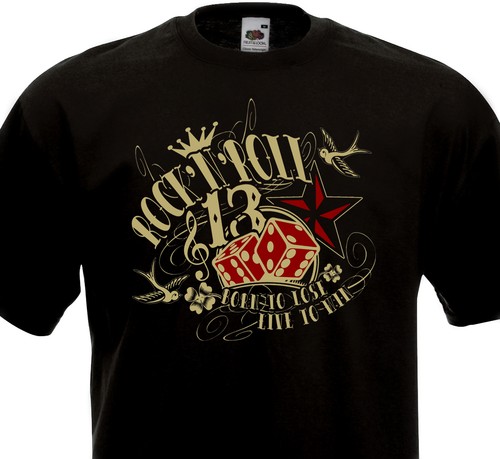 Shirt rock roll - t-shirt, lucky