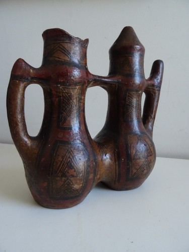 Ancienne gargoulette poterie - ancienne,
