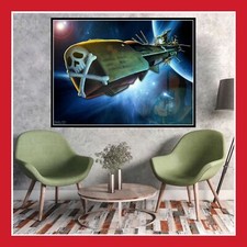 REPRO AFFICHE TOILE ALBATOR 84 ATLANTIS POSTER ARCADIA 78 MANGA FIGURINE HARLOCK