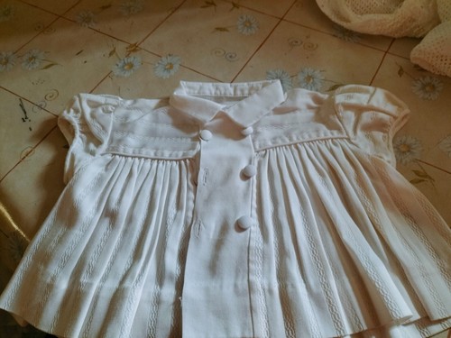 Poupée robe ancienne coton - poupée,