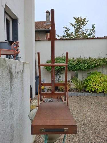 Chevalet table bois avec - table,