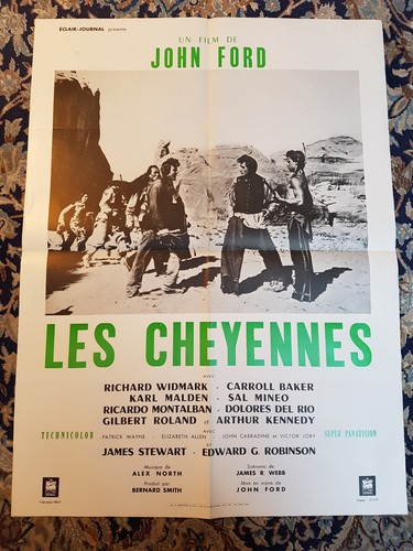 Affiche 1964 les cheyennes - les,