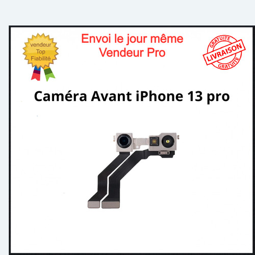 Caméra avant iphone pro - avant, 13