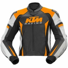 KTM Courses Veste en Cuir de