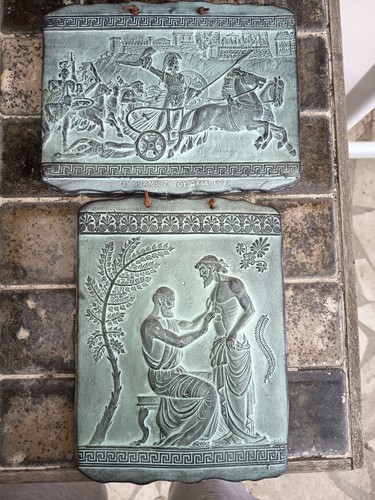 Plaques ardoises décorées - en,