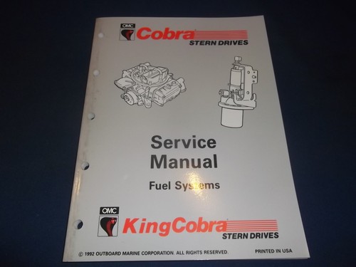 Omc 1993 king cobra carburant - king,