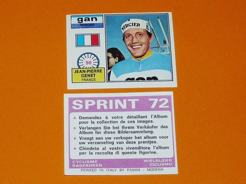 Panini sprint cyclisme 1972 - sprint,