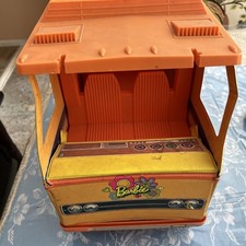 1970 Barbie Mattel Country Camper RV Motorhome Camping Yellow +bonus Accessories