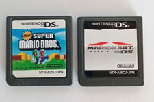 Nintendo DS New Super Mario Bros. & Mario Kart DS set Cartridge Only Japanese