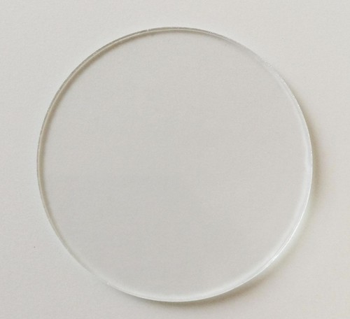 Verre rond incolore soudure - verre, de