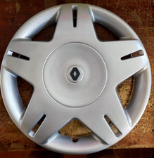 LOT DE 4 ENJOLIVEURS RENAULT TWINGO du 1996 POUR JANTES 14" AVEC LOGO