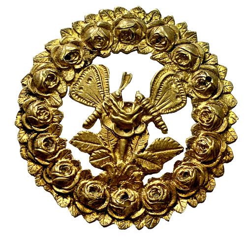 Décor pediment bronze - décor,
