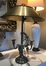 Lampe bouillotte en laiton