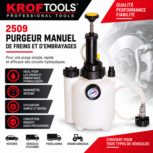 Kroftools 2509 purgeur manuel - purgeur,